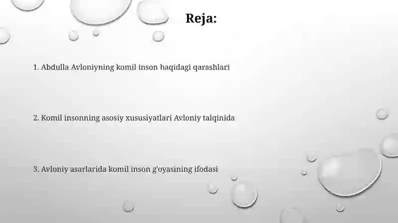 Abdulla Avloniyning komil inson haqidagi qarashlari mavzusida esse tayyorlash 2