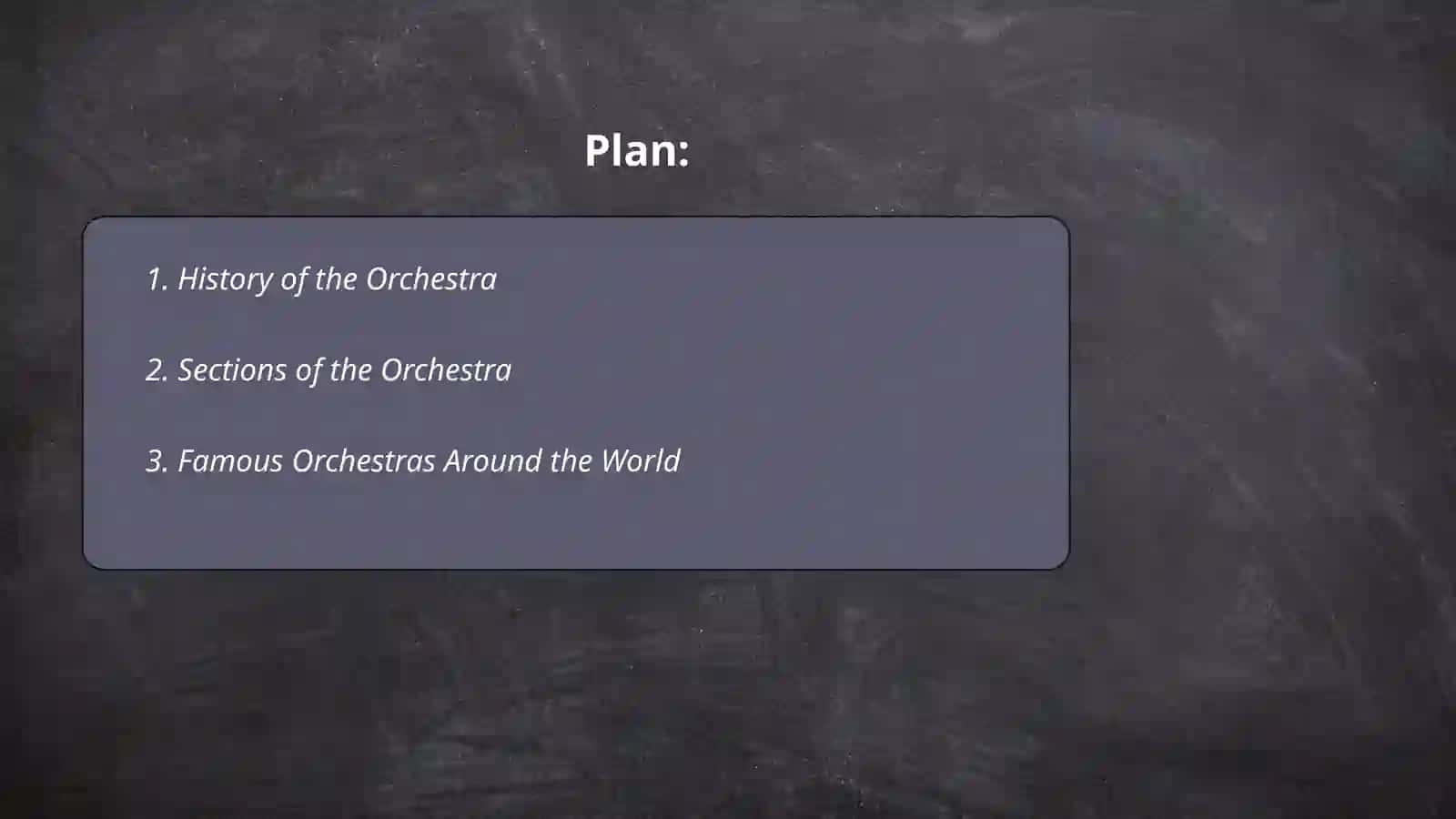 The orchestra 2