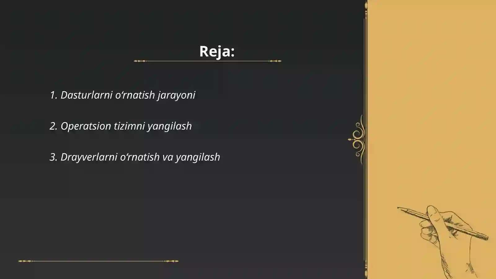 Setup dasturi yordamida kompyuterni sozlash 2