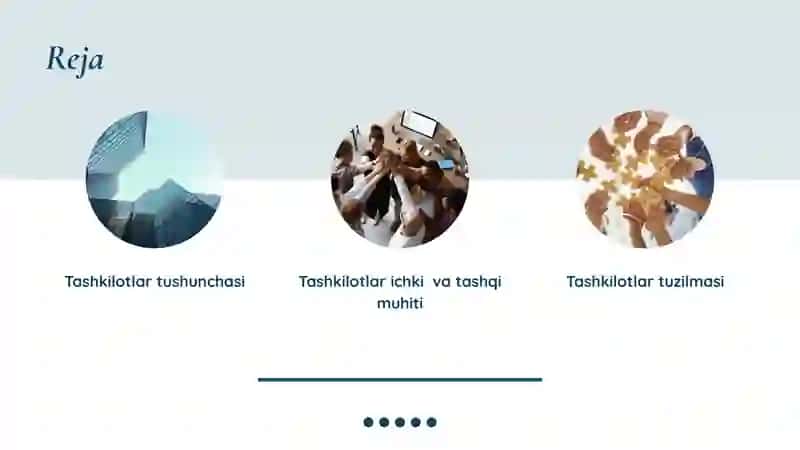 Tashkilotlarni boshqarish. 2