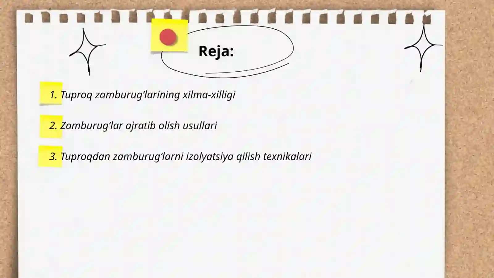 Tuproq zamburugʻlarini ajratib olish va ularning xususiyatlarini oʻrganish 2