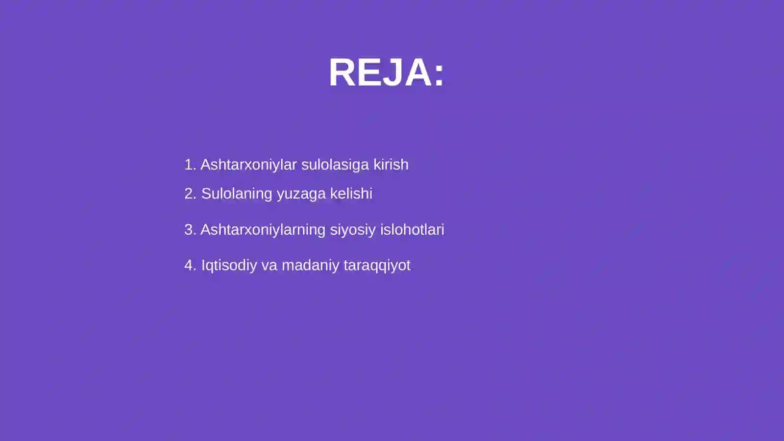 Ashtarxoniylar sulolasi 2