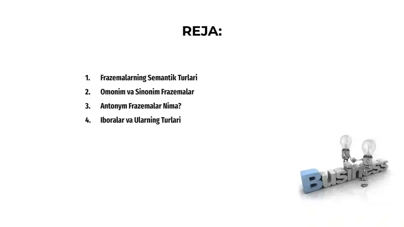 Frazemalarning Semantik Turlari 2