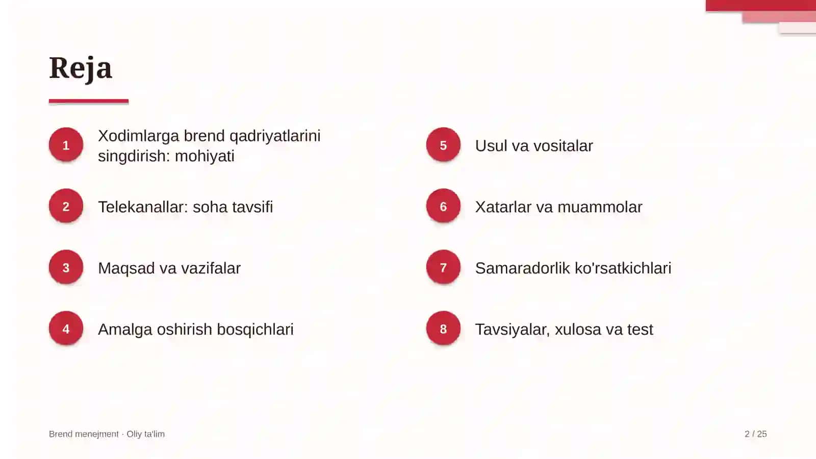telekanallarda xodimlar o'rtasida brend qadriyatlarini singdirish 2059 2