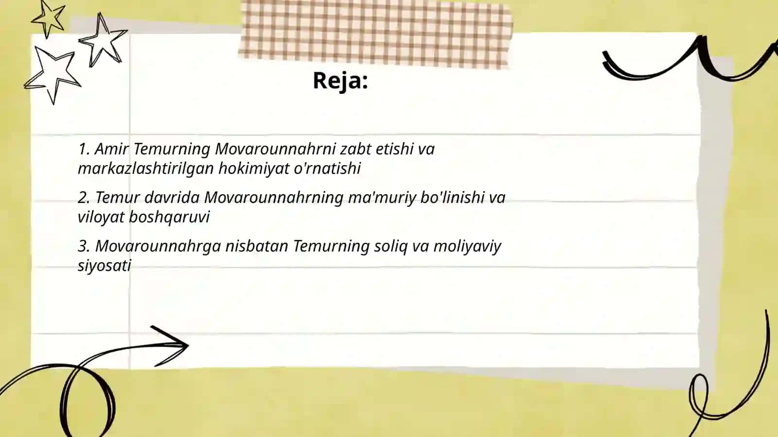 Amir Temur Movarounnahr hukmdori 2