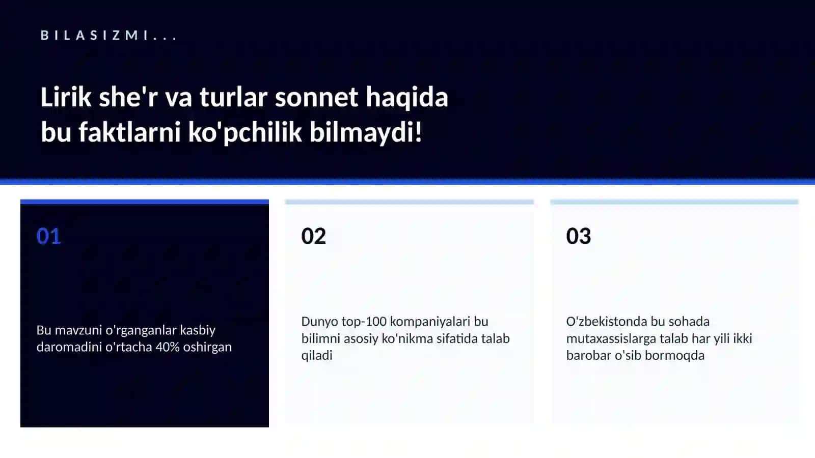 LIRIK SHE'R VA TURLAR SONNET 2