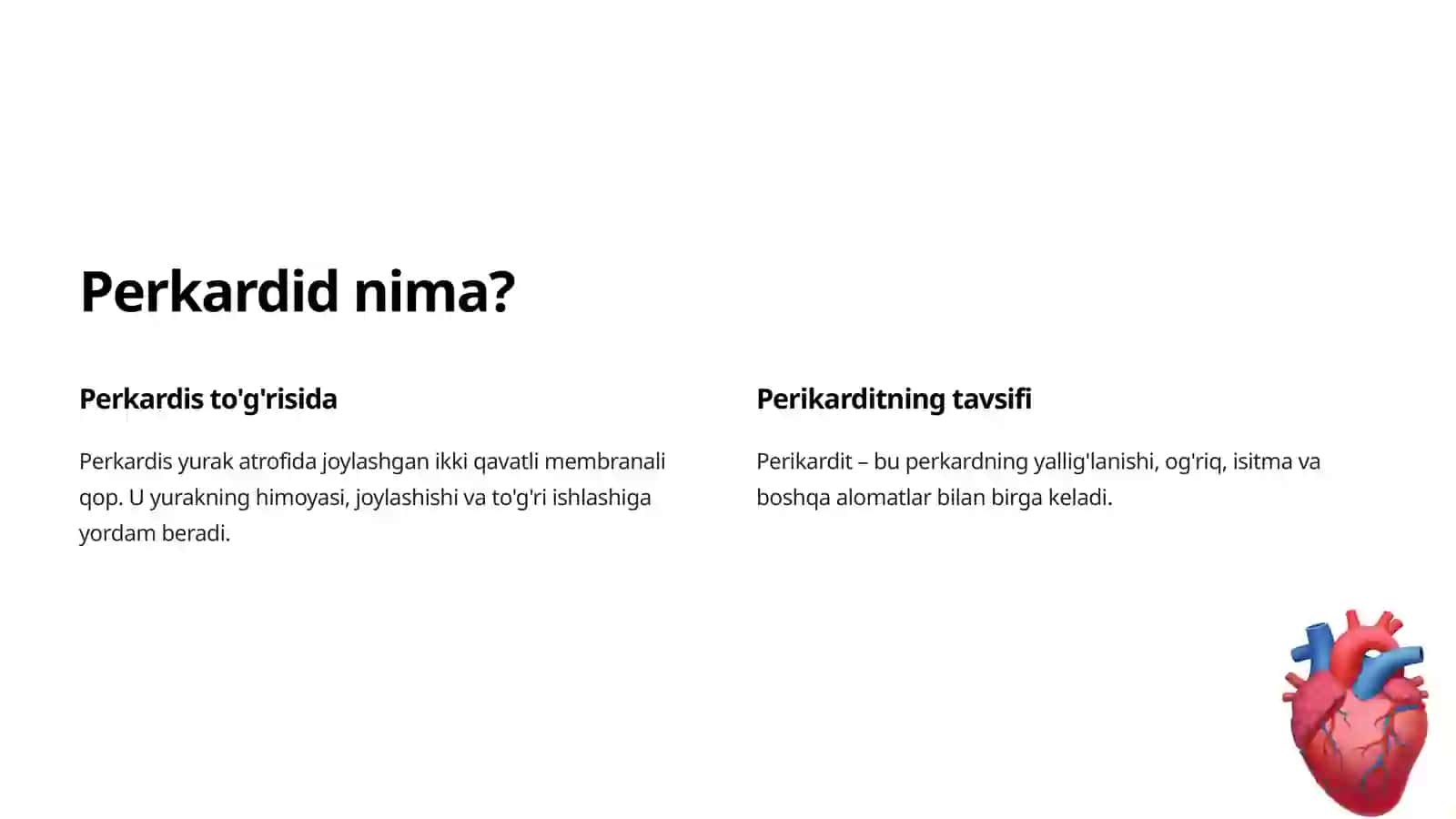 Perikarditlarda Operatsiyalar: Umumiy Ma'lumot 2