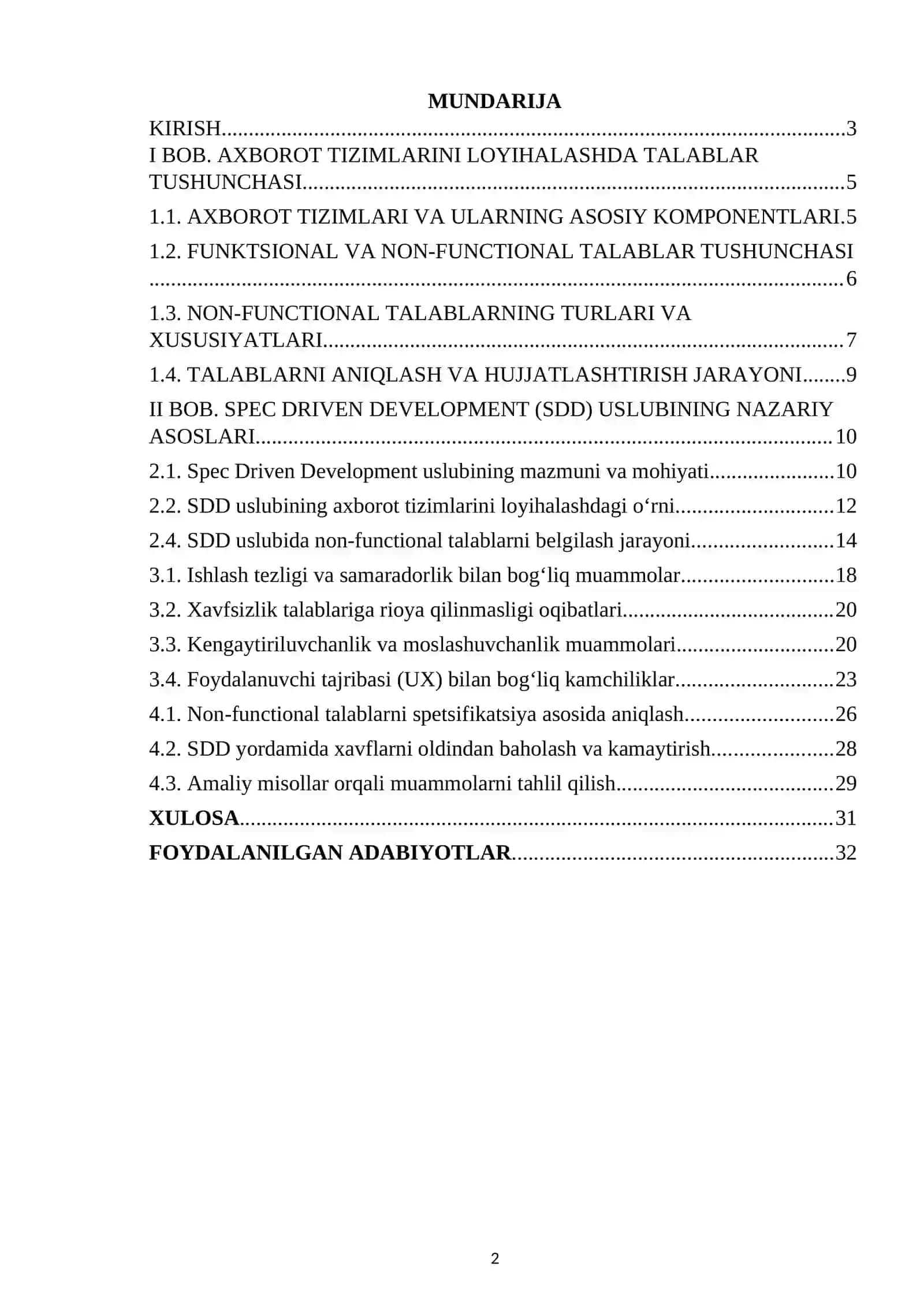 SPEC DRIVEN DEVELOPMENT (SDD) 2