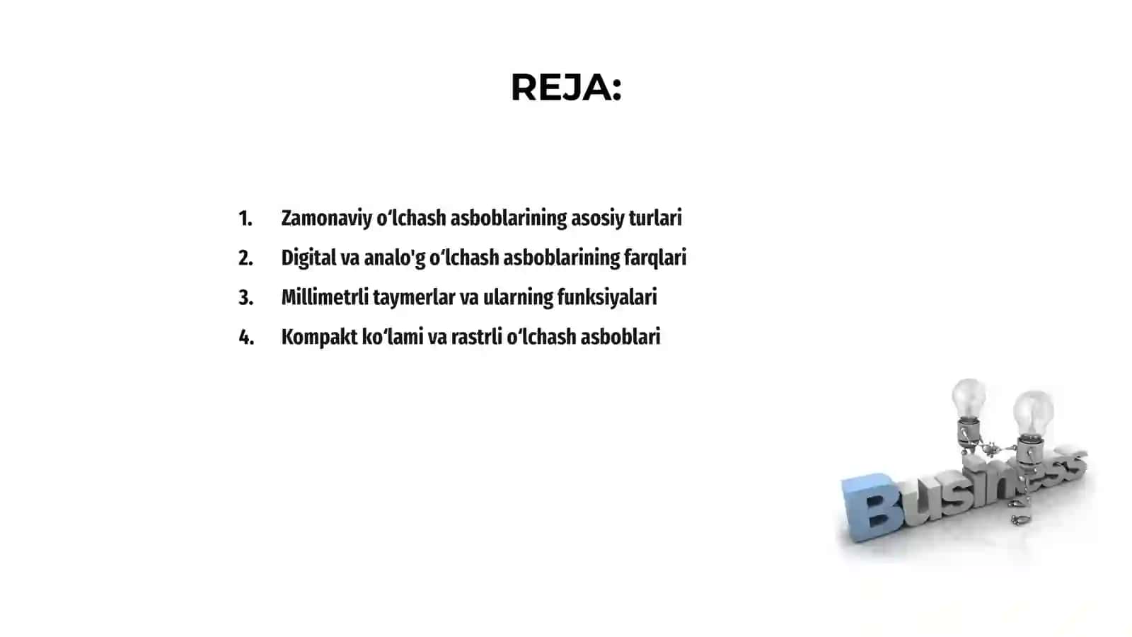 Zamonaviy oʻlchash asboblari va ularning tavsiflari 2