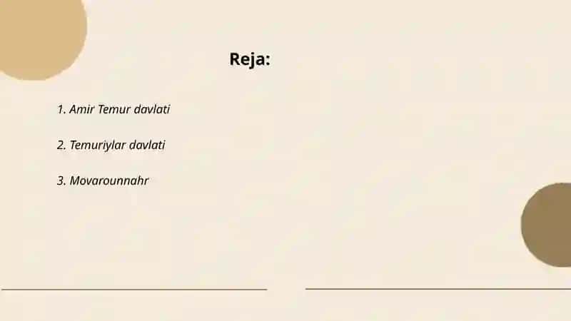 Amir Temur davlati 2