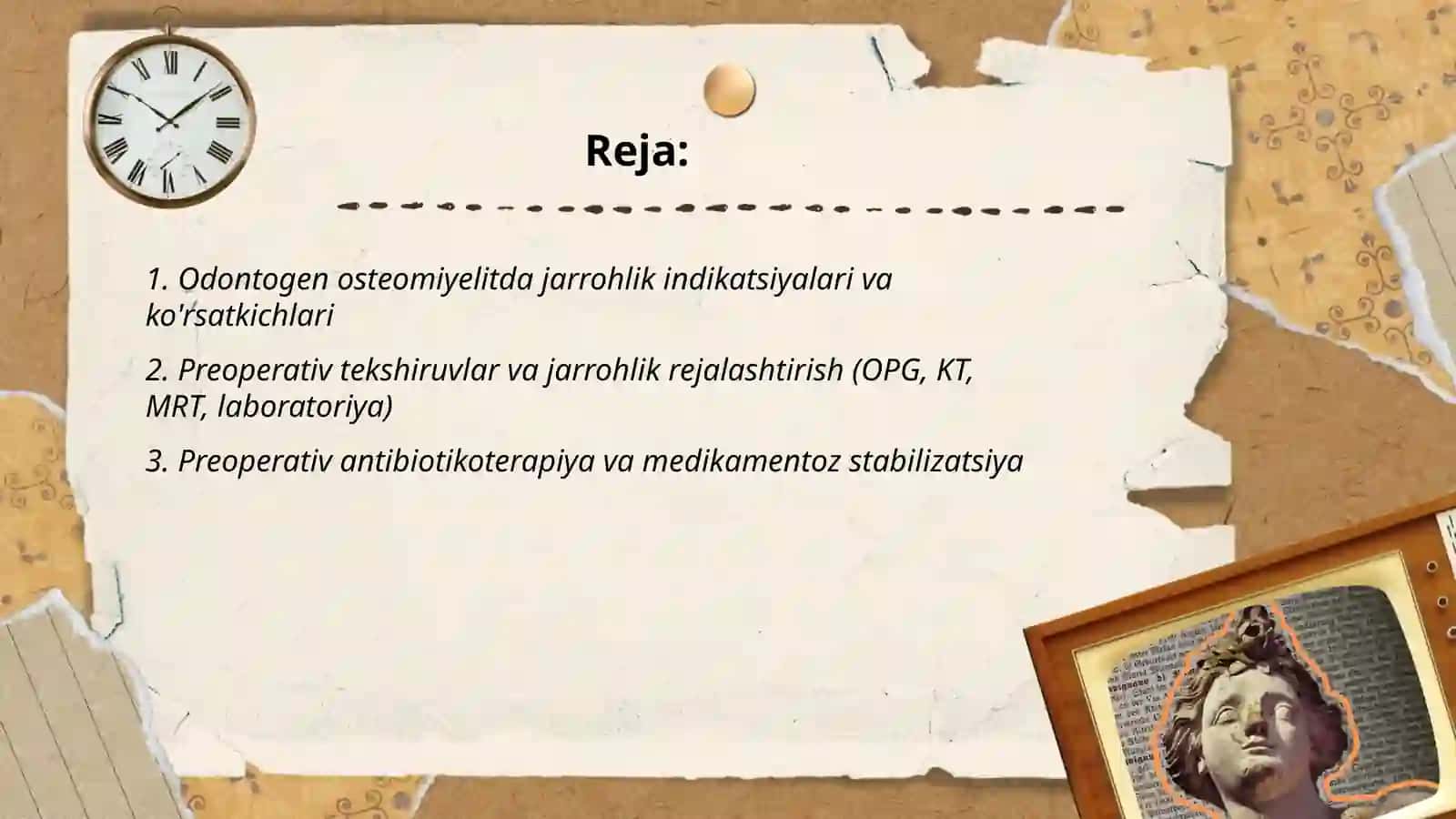 Odontogen osteomiyelit jarrohlik usullari 2