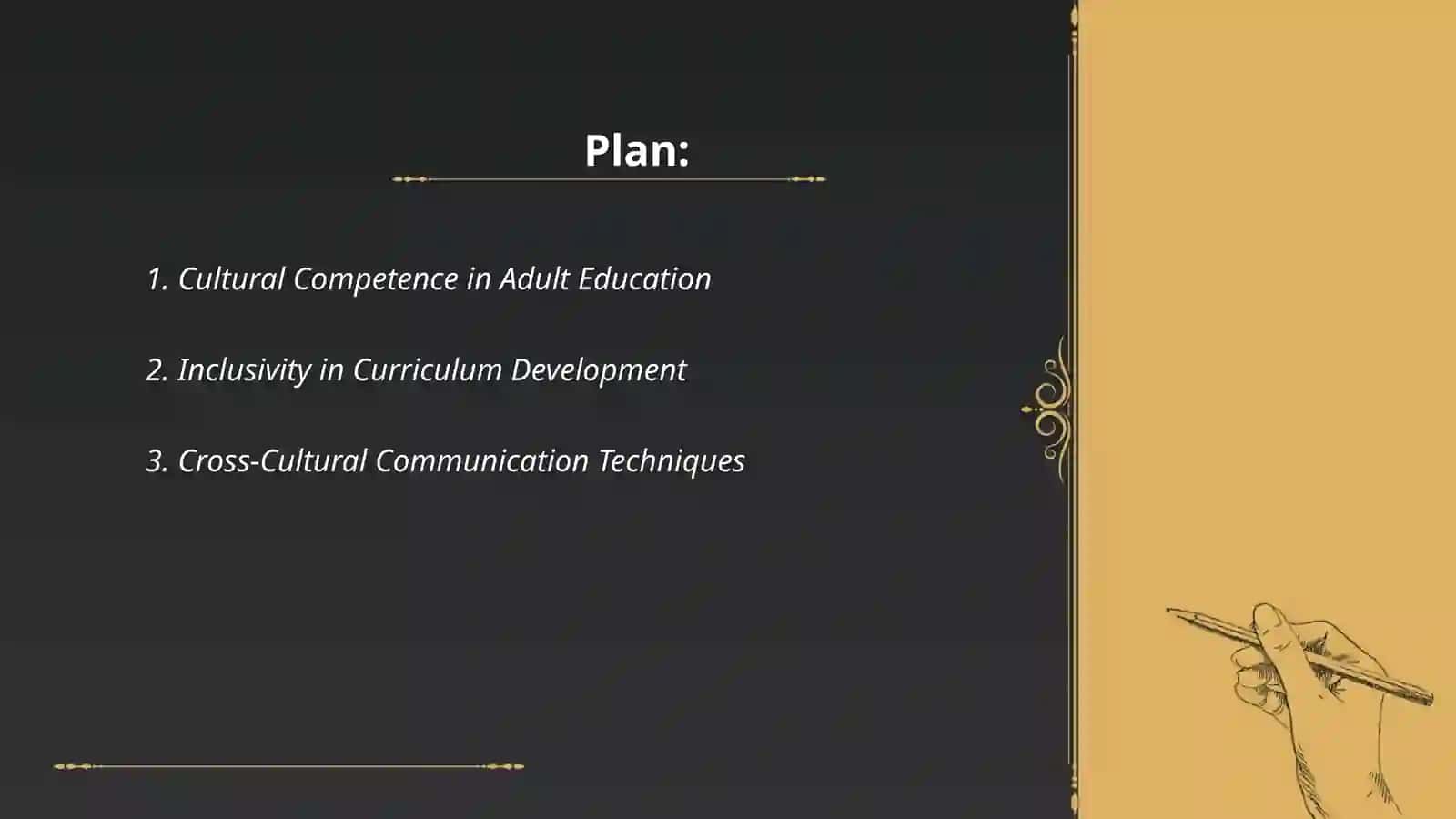 Multicultural curriculum design in Adult education 2
