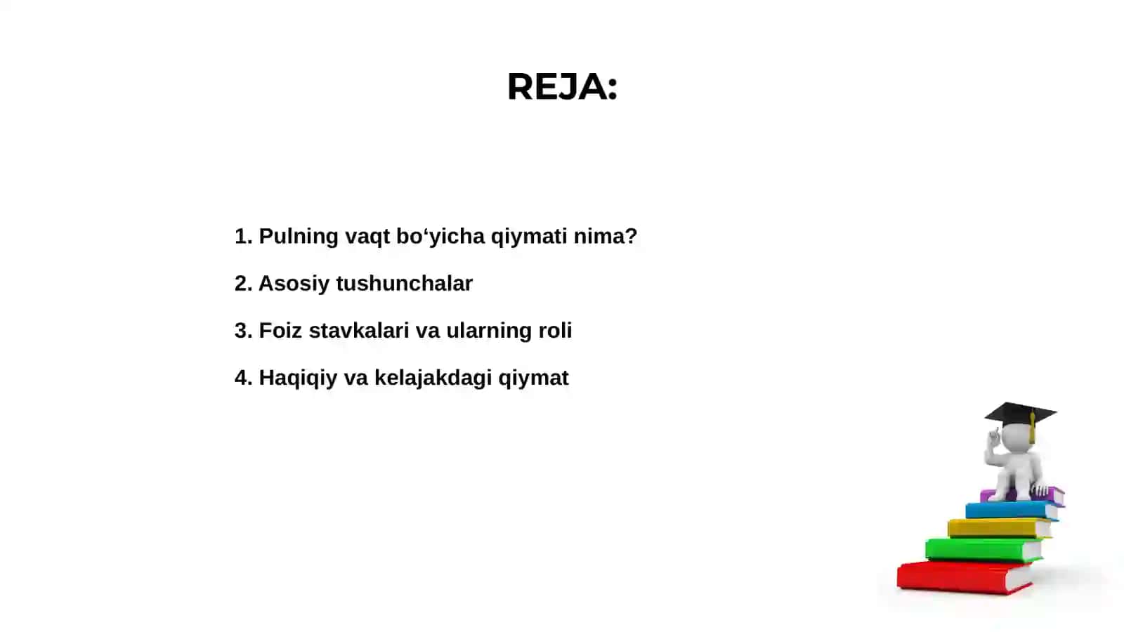 Pulning vaqt boʻyicha qiymati 2