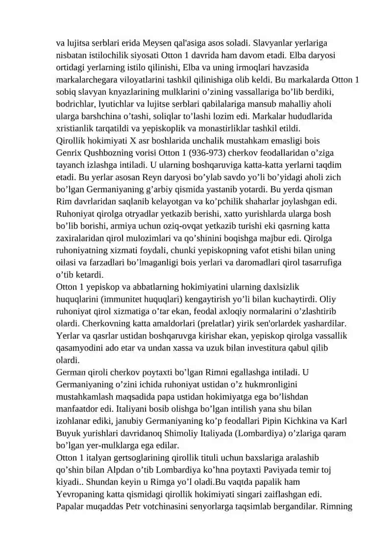 IX-XI asrlarda Gеrmaniya 2