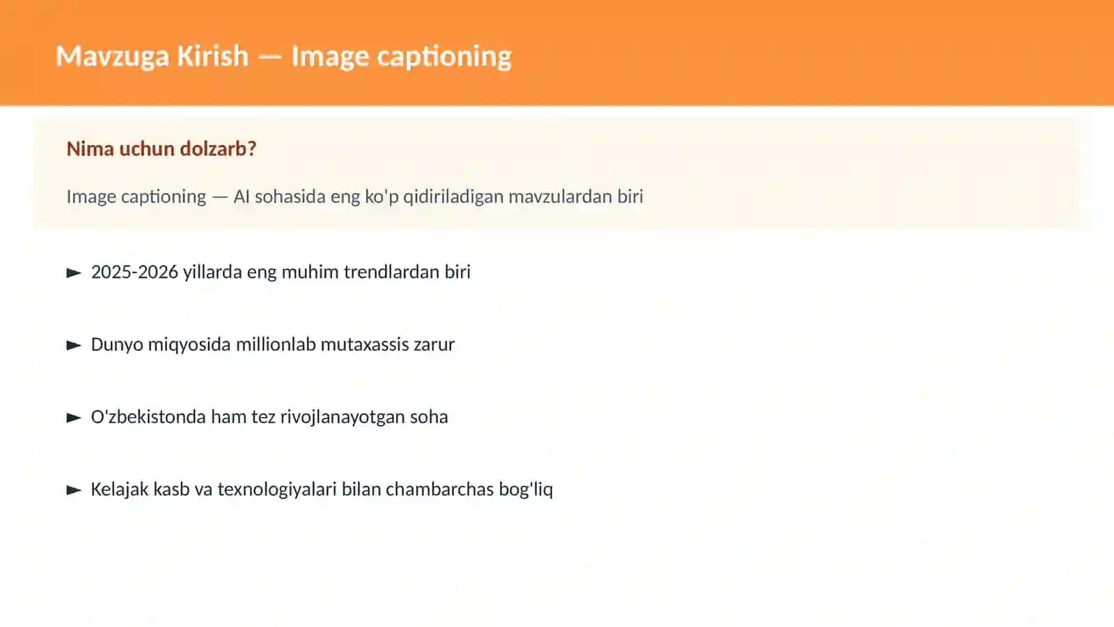 Image captioning 2