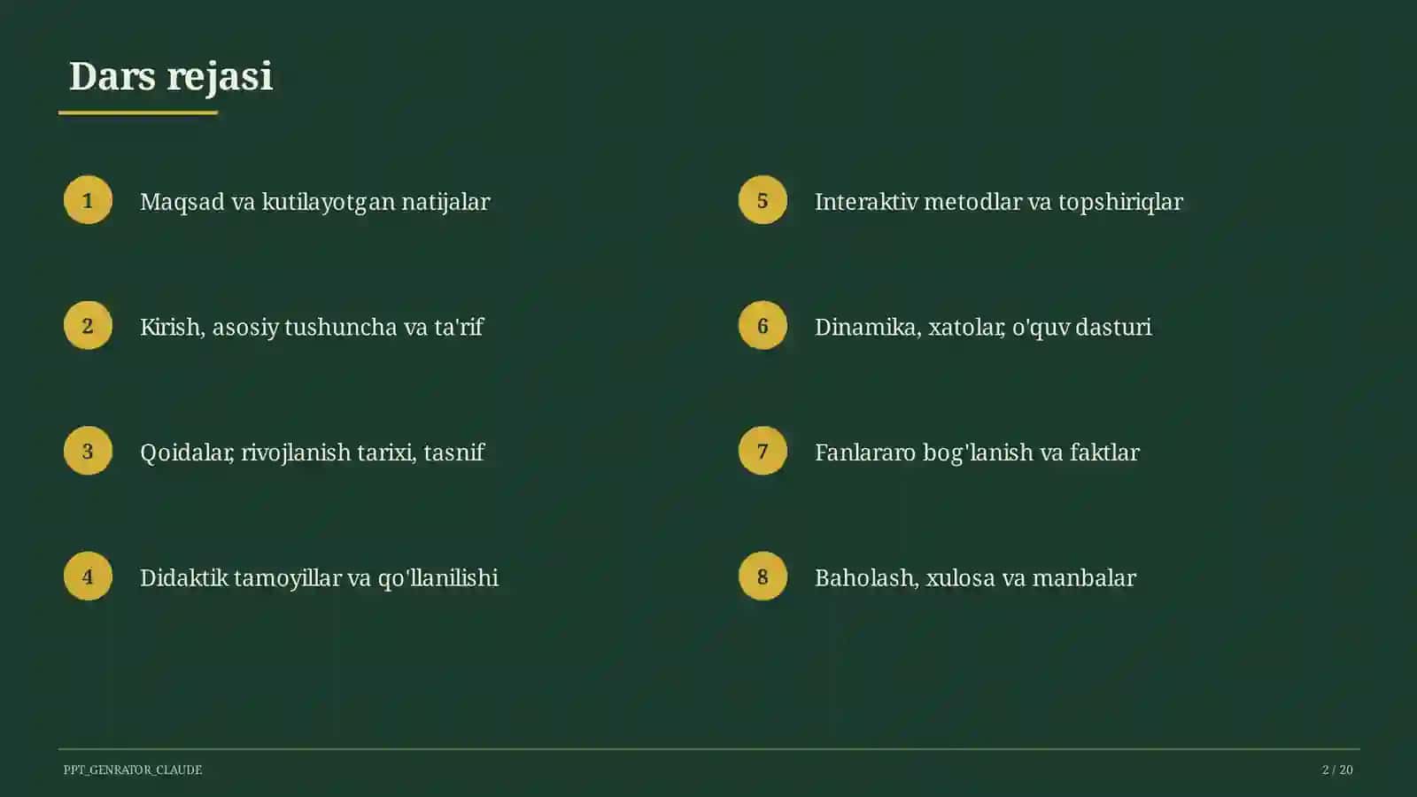 O'zbekiston madaniyati va fani (10-sinf) 2