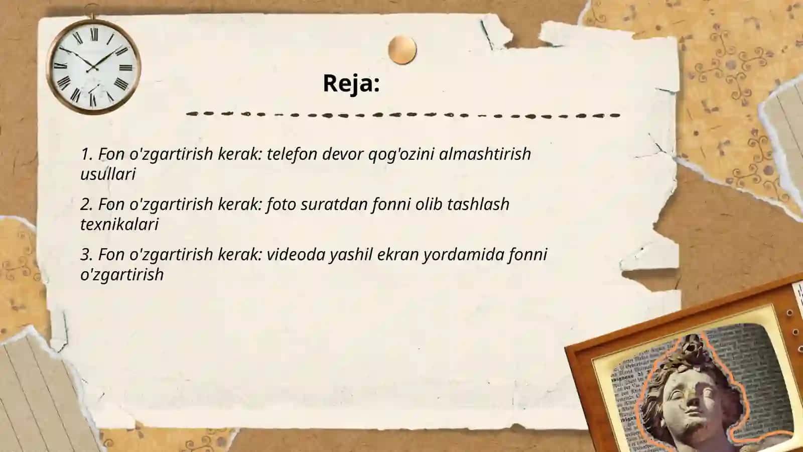Fon o'zgartirish kerak 2