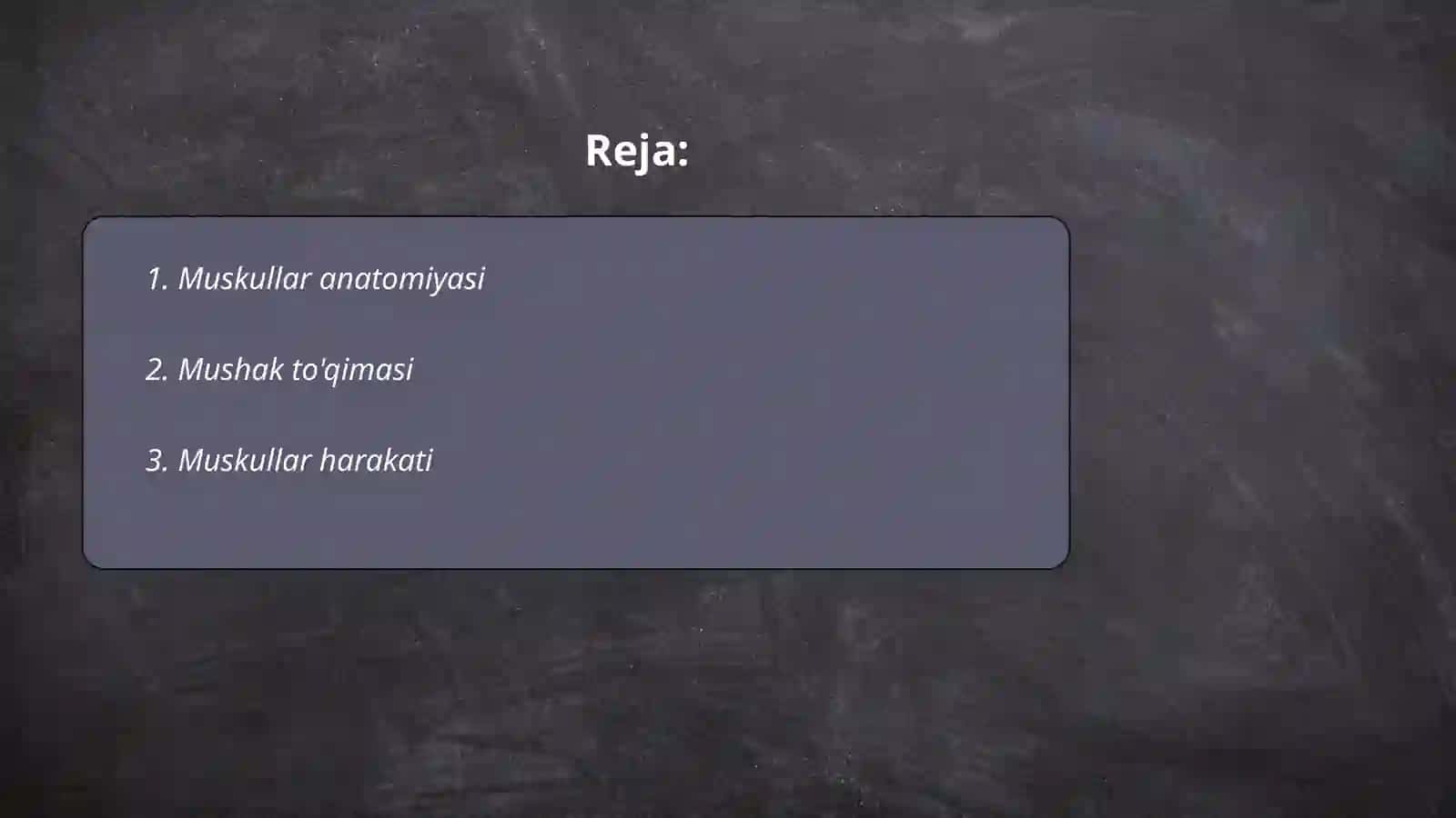 Muskullar anatomiyasi 2