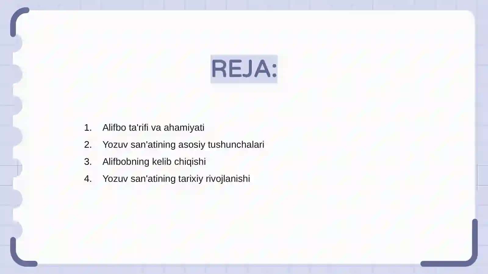Alifbo, yozuv sanʼati va uning kelib chiqish tarixi 2