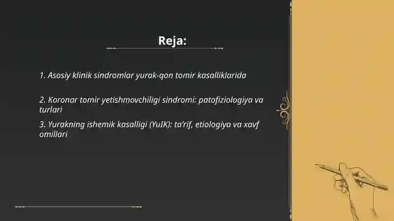 Asosiy klinik sindiromlar 2