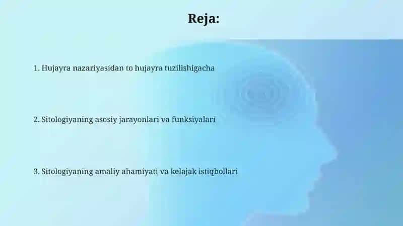 Sitologiya-hujayra haqida fan 2