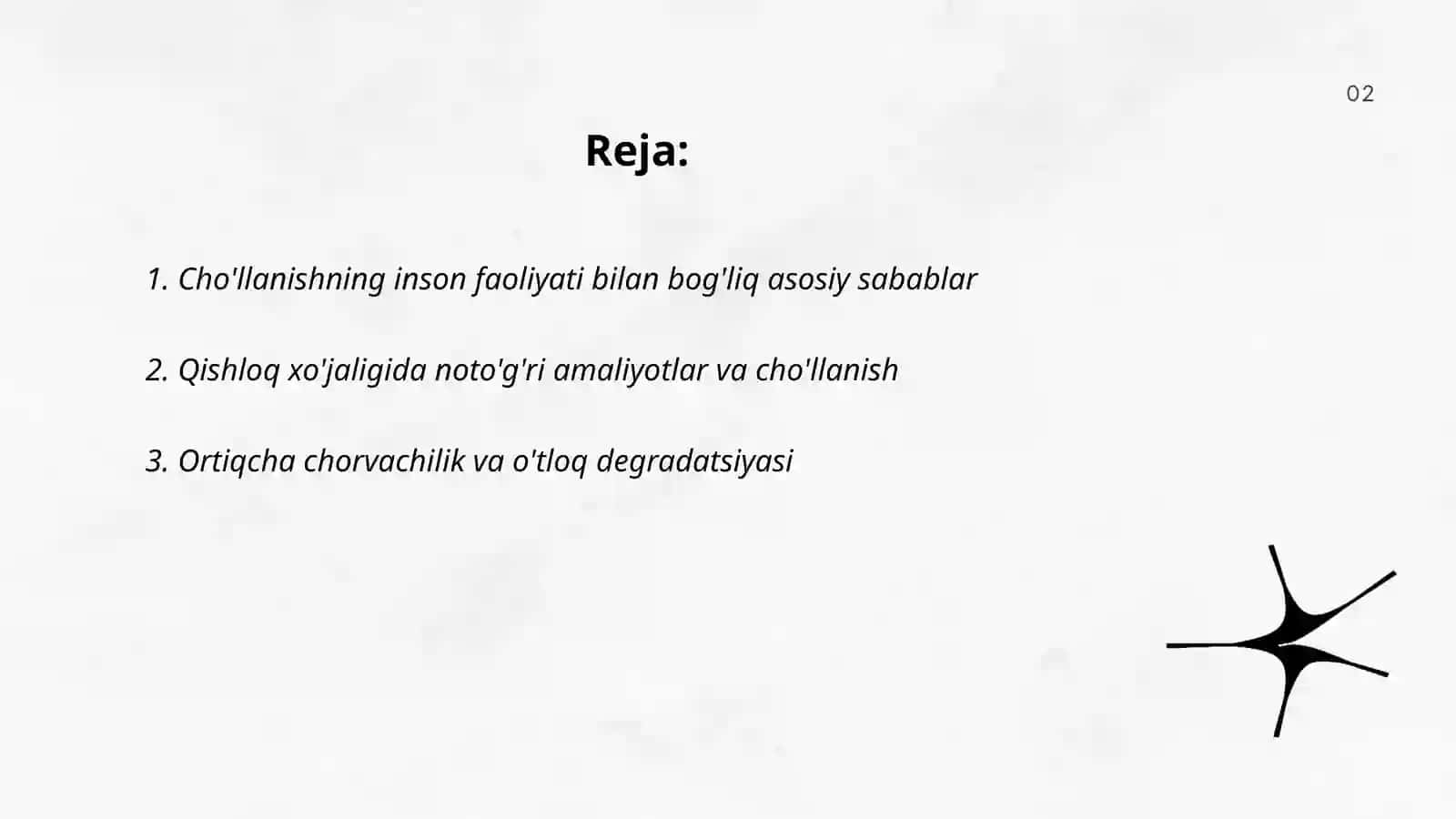 Cho'llanish va inson faoliyati 2