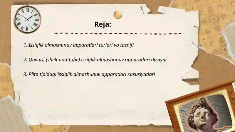 Issiqlik almashunuv apparatlari 2