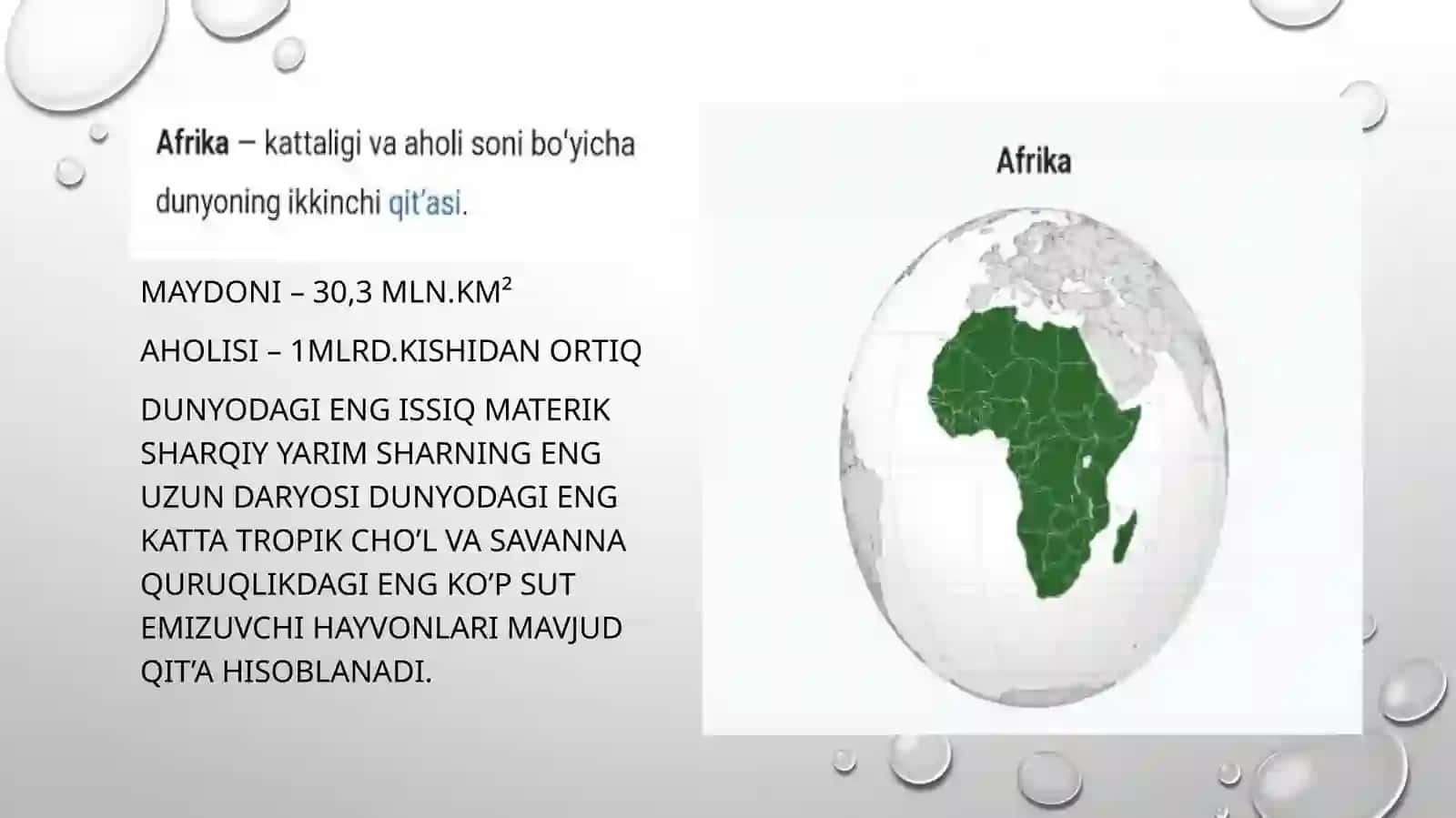 Afrika turistik mintaqalari 2