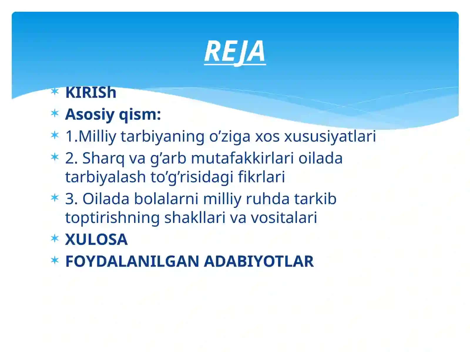 OILADA BOLALARNI HUQUQIY VA SIYOSIY RUHDA TARBIYALASHNING SHAKL, METOD VA VOSITALARI 2