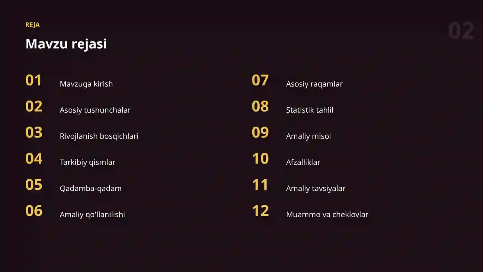 Datasetlar va ma'lumot 2