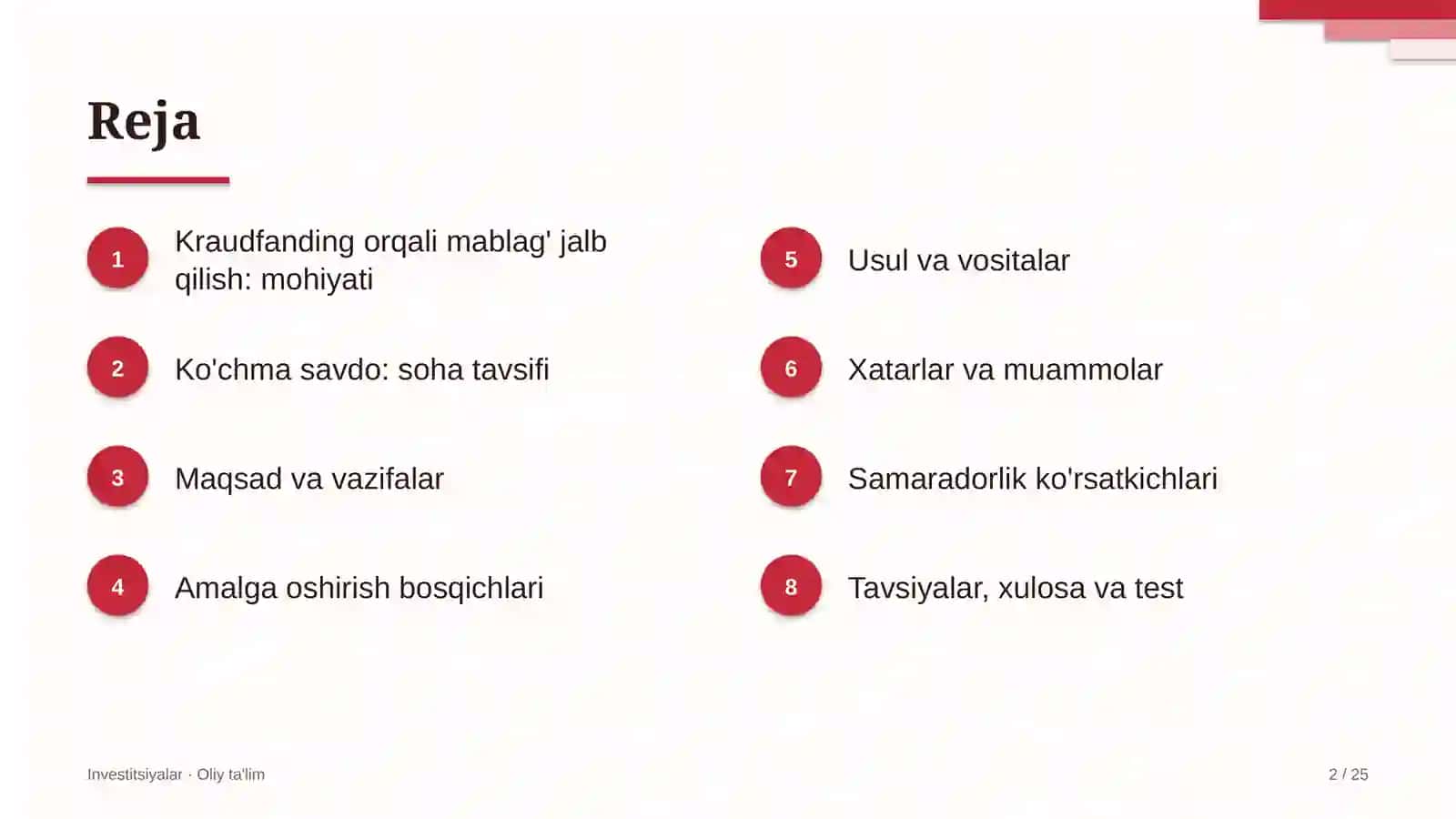 Ko'chma savdoda kraudfanding orqali mablag' jalb qilish 2