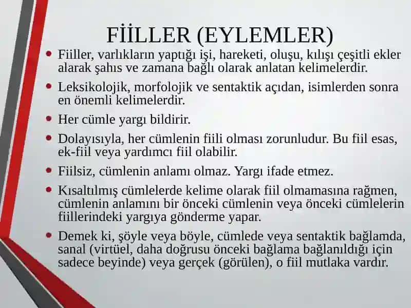 Fiiller(Eylemler) 2