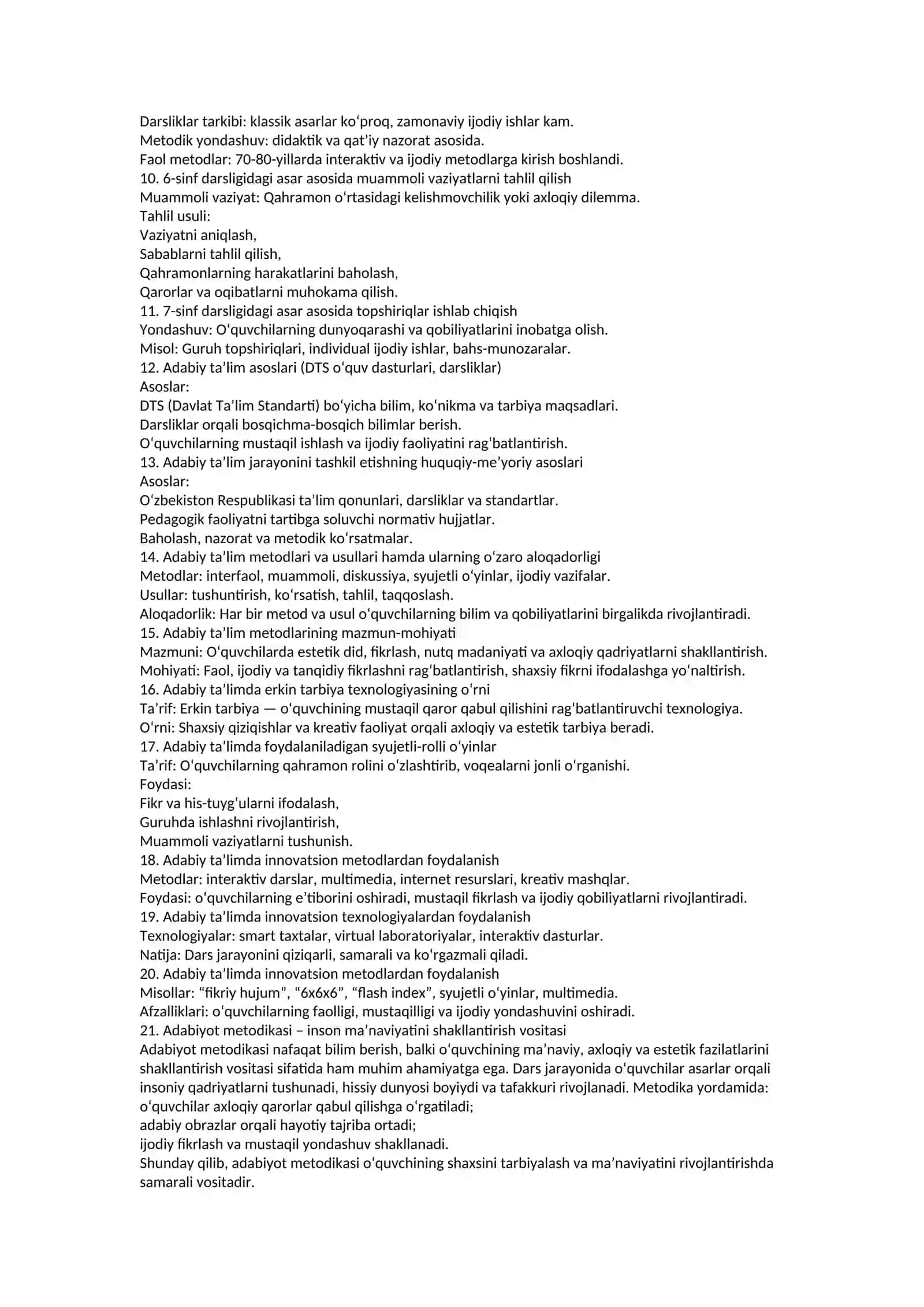 Adabiyot 2
