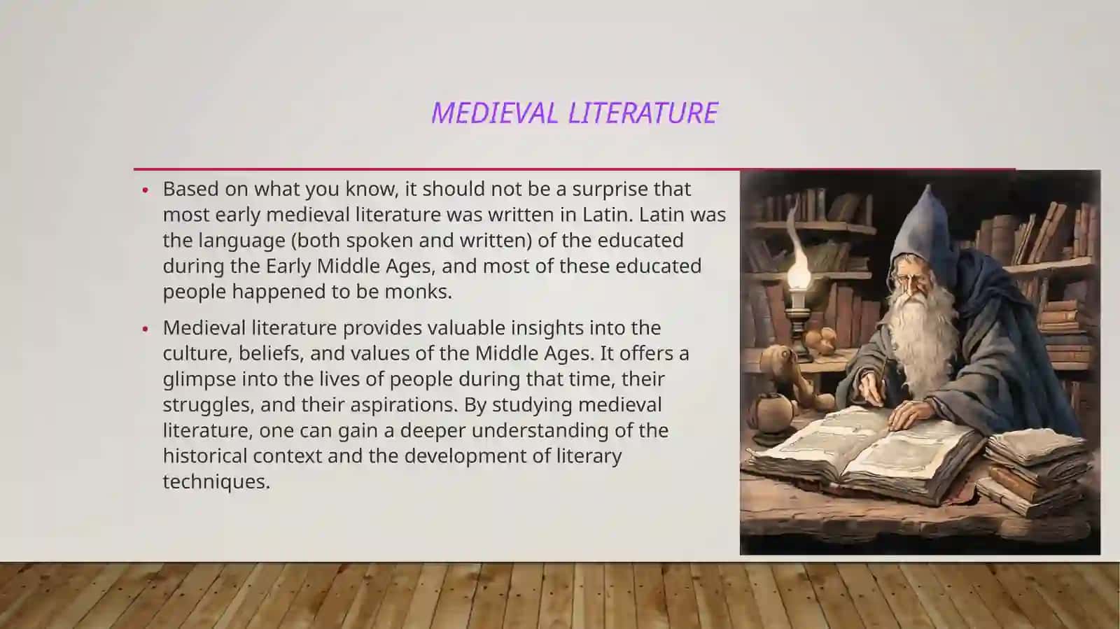 Medieval literature 2