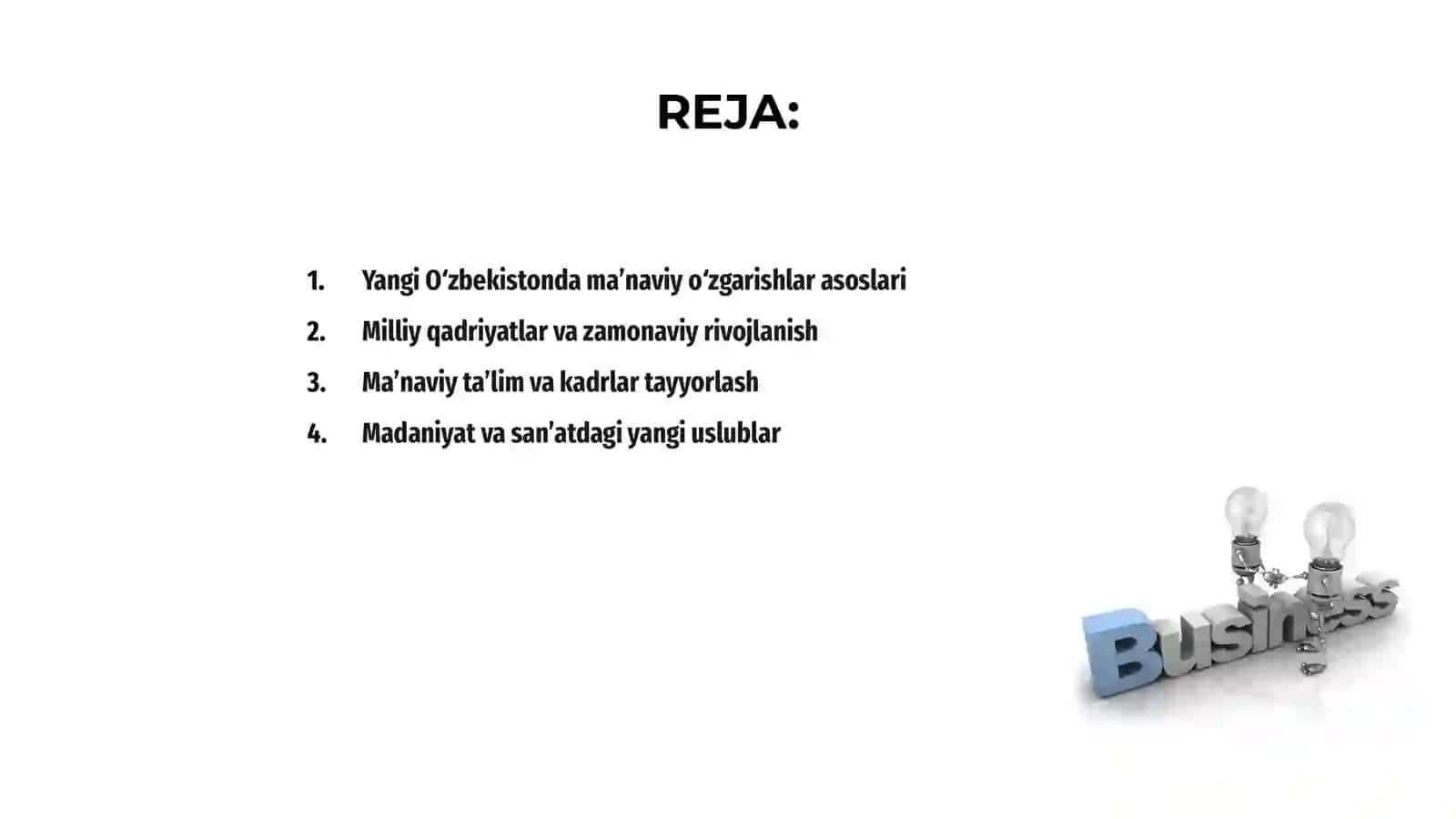 Yangi O‘zbekistonda amalga oshirilayotgan ma’naviy o‘zgarishlar 2