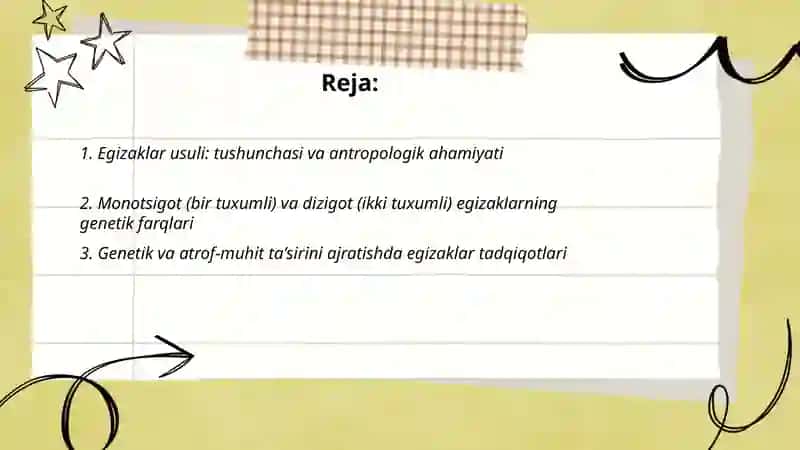 Egizaklar Usuli 2
