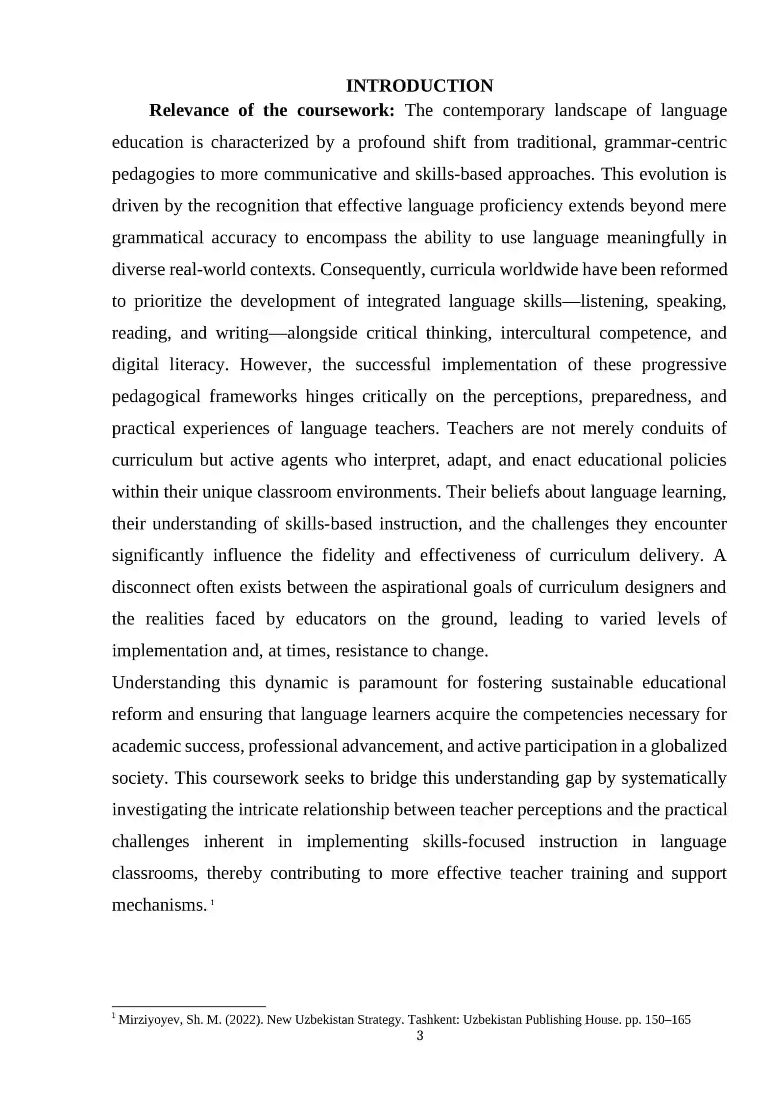 TEACHERS PERCEPTIONS AND CHALLENGES OF IMPLEMENTING SKILLS IN LANGUAGE CLASSROOMS 2