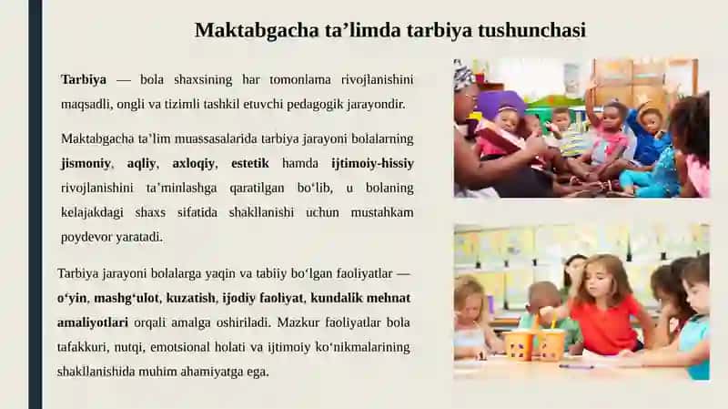 MaktabgachaTa'lim Tashkilotlarida Tarbiya Turlari va Ularning Shaxs Kamolotiga Ta'siri 2