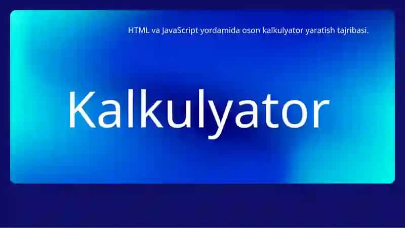 Kalkulyator 2