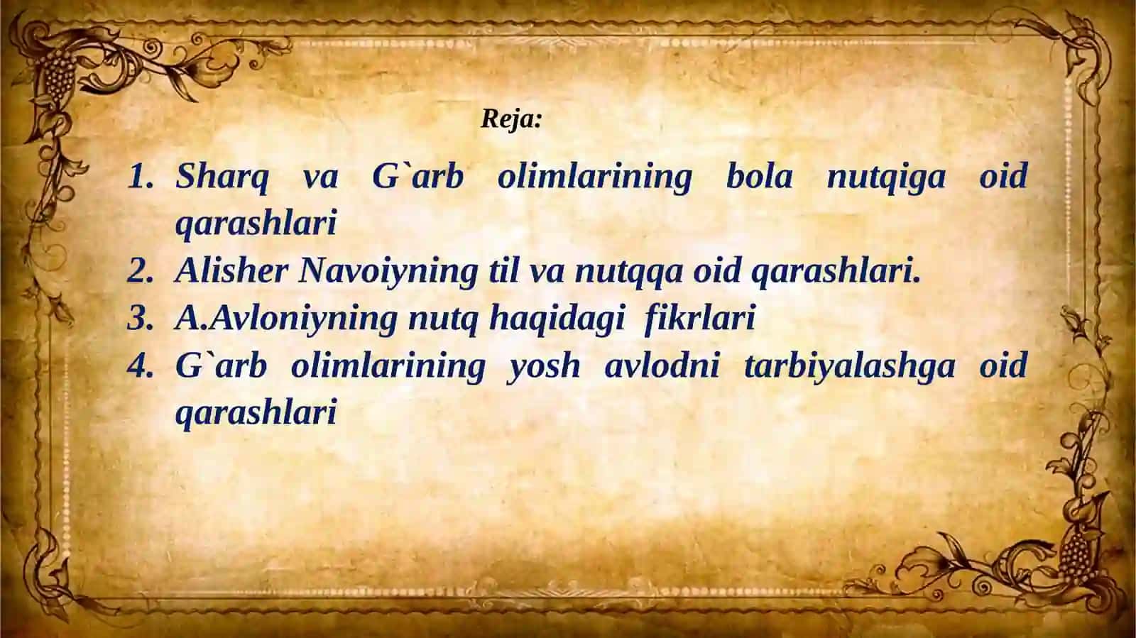 Sharq va G`arb mutafakkirlarining yosh avlodni tarbiyalashga oid qarashlari 2