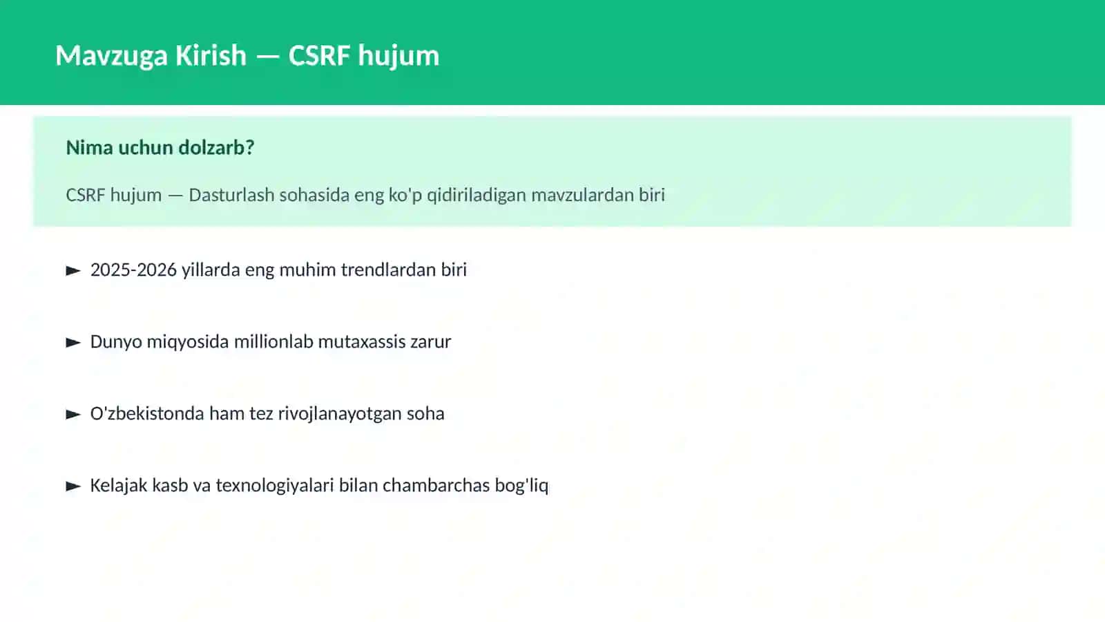CSRF hujum 2