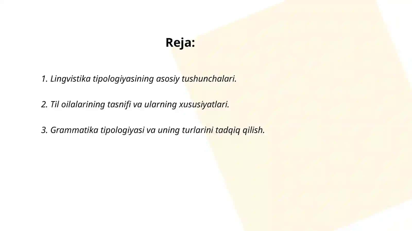 Lingvistika tipologiyasi 2