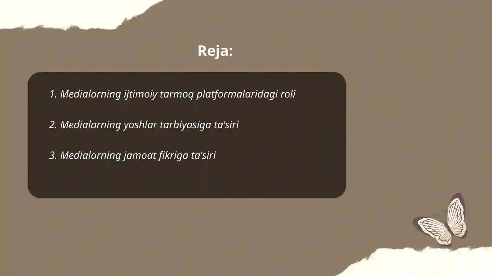 Medialarning ijtimoiy mazmuni 2