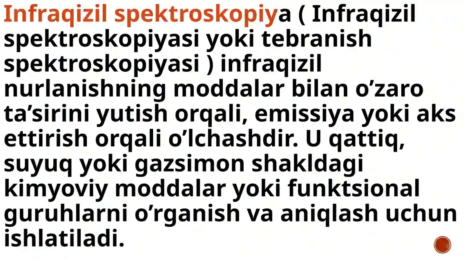 Infraqizil Spektroskopiya 2