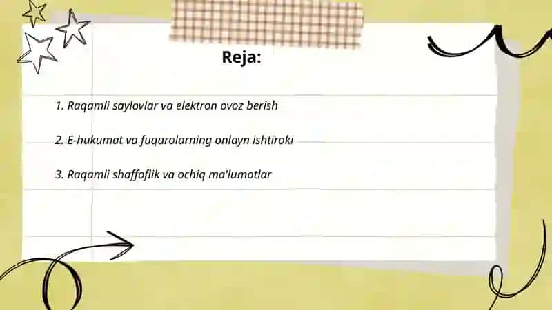Raqamli saylovlar va elektron ovoz berish 2