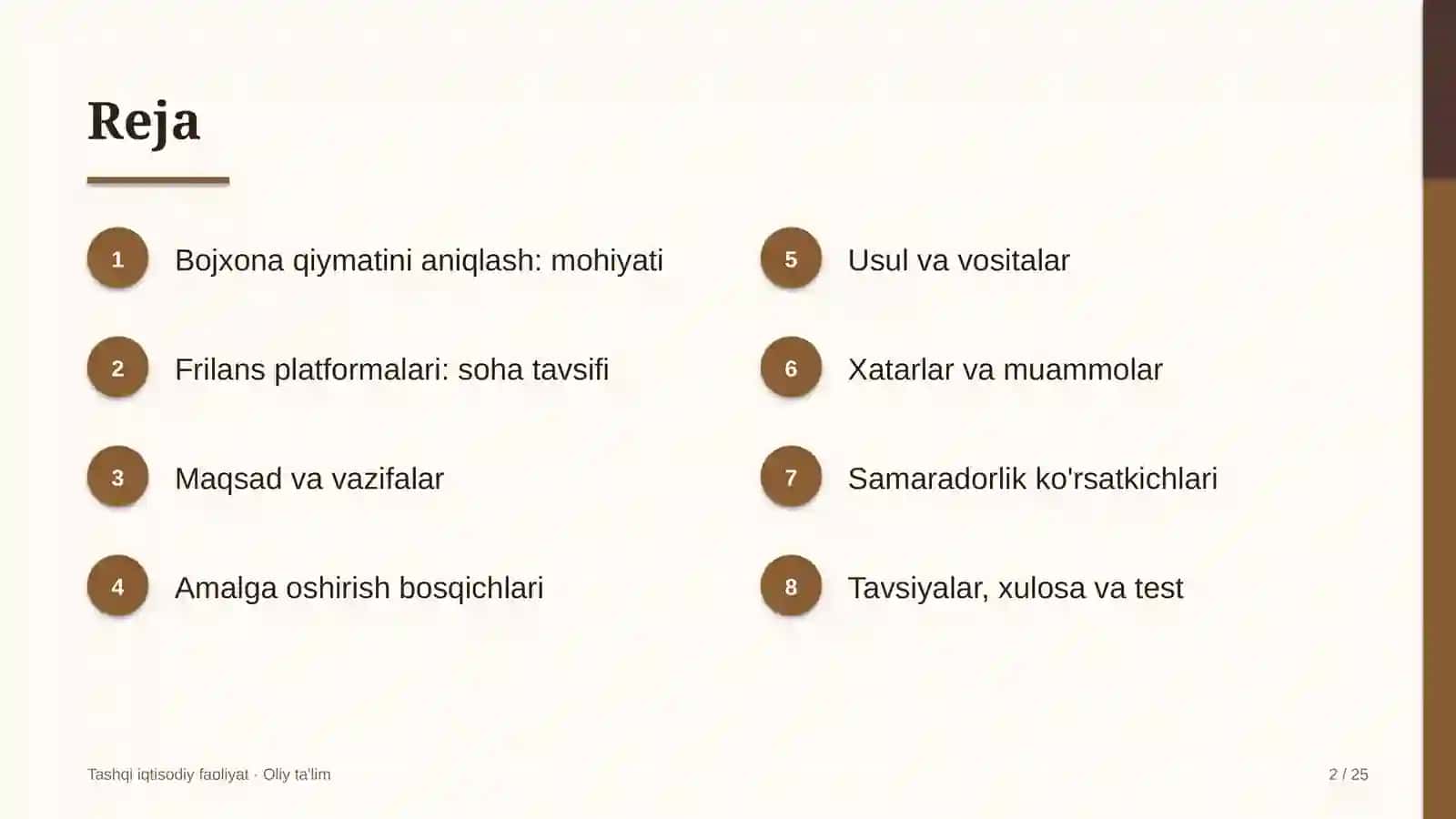 Frilans platformalarida bojxona qiymatini aniqlash 2