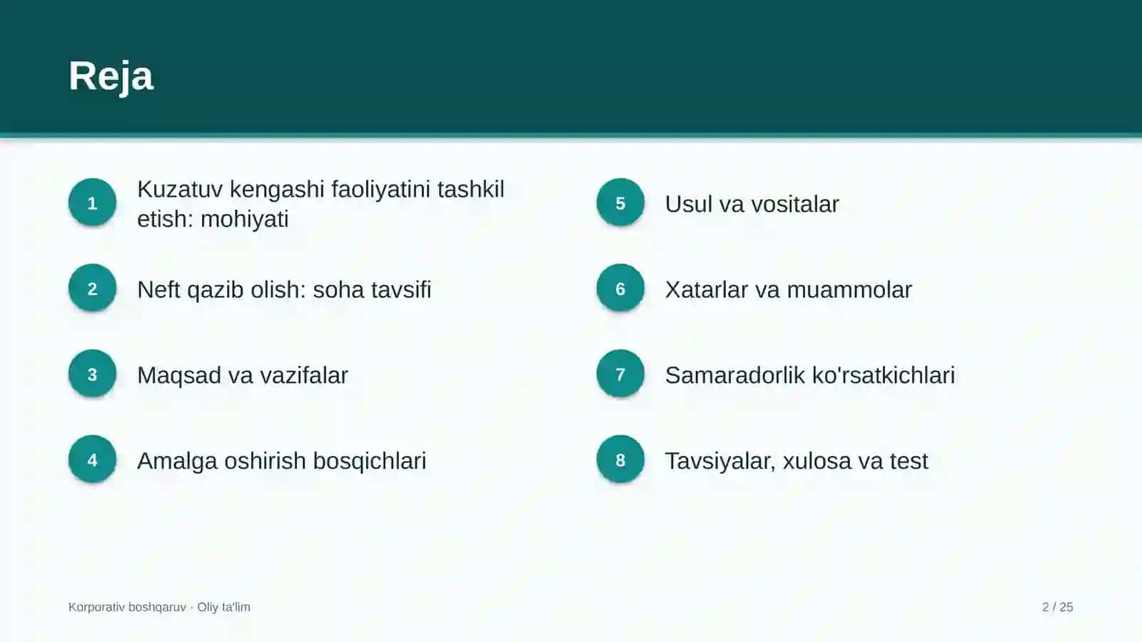 neft qazib olishda kuzatuv kengashi faoliyatini tashkil etish 9543 2