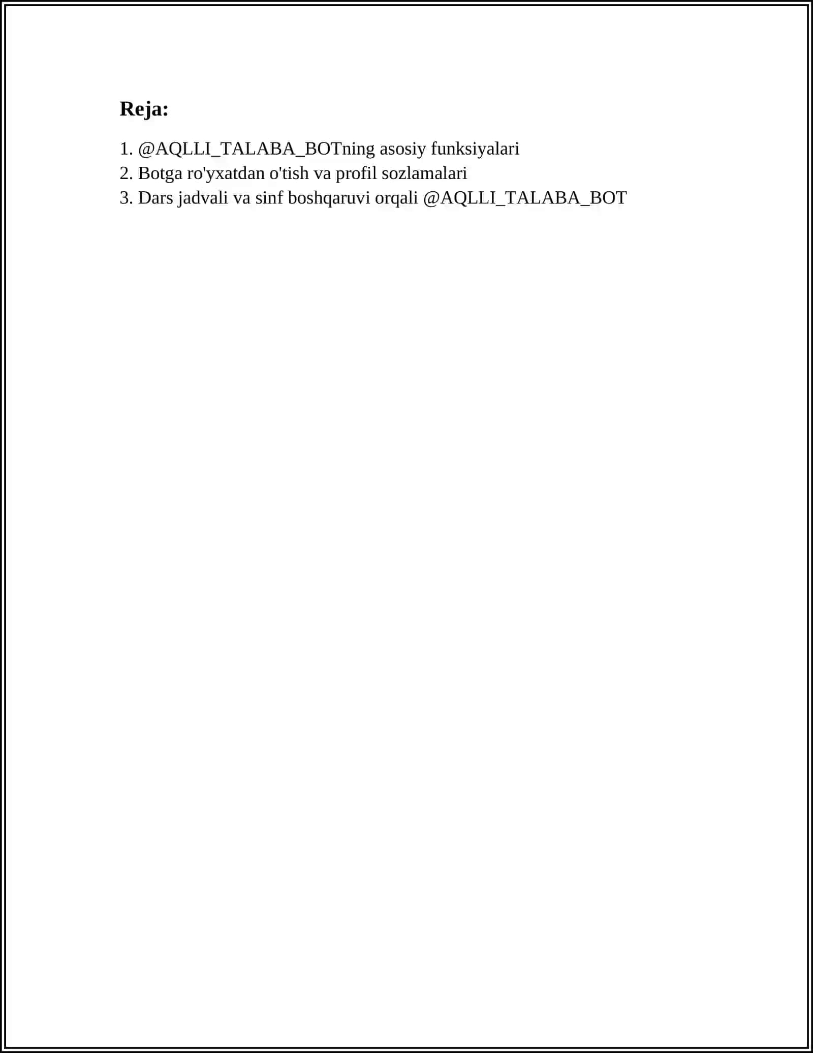 @AQLLI_TALABA_BOT 2