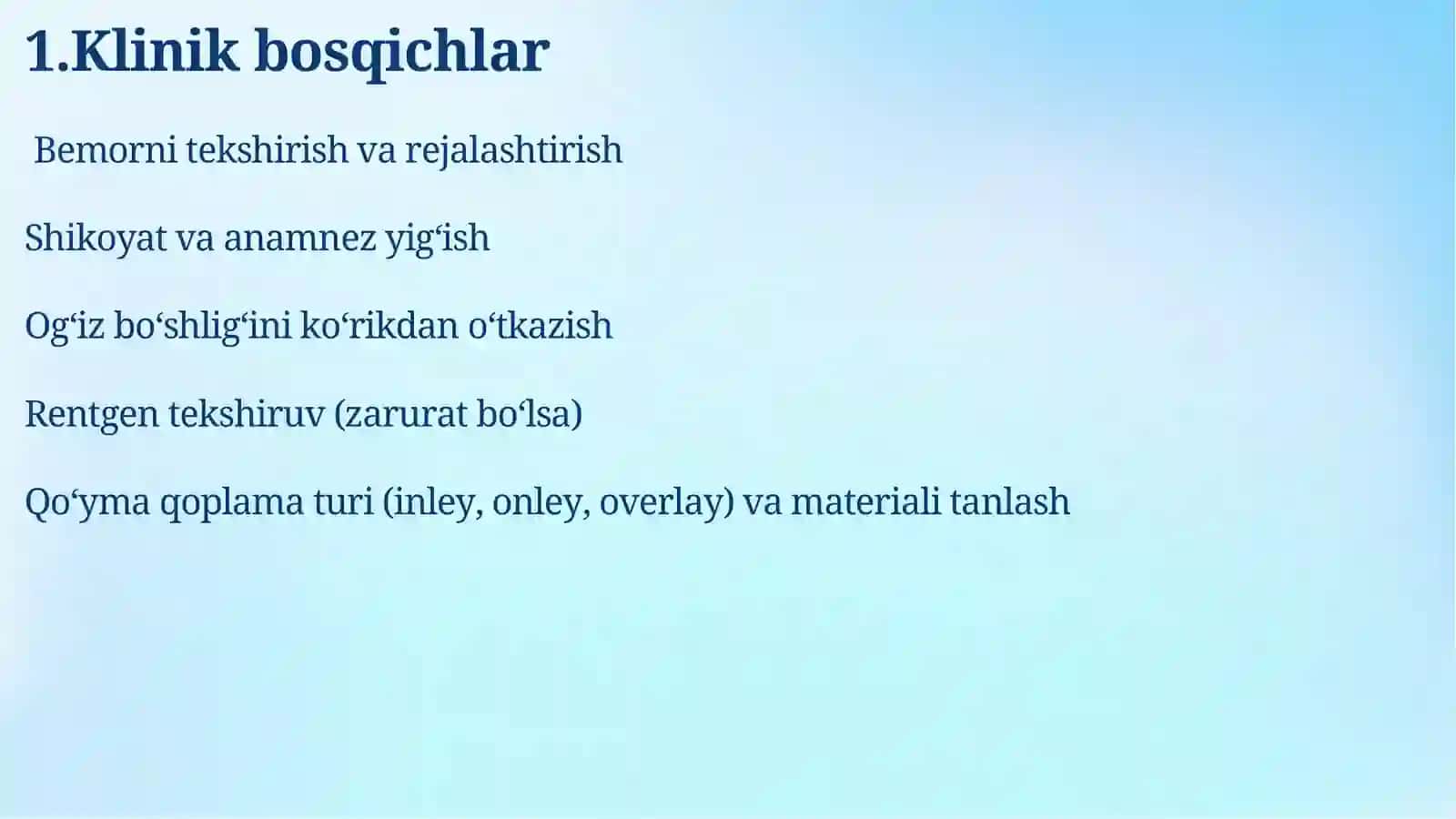 Yaxlit quyma qoplamalalar 2