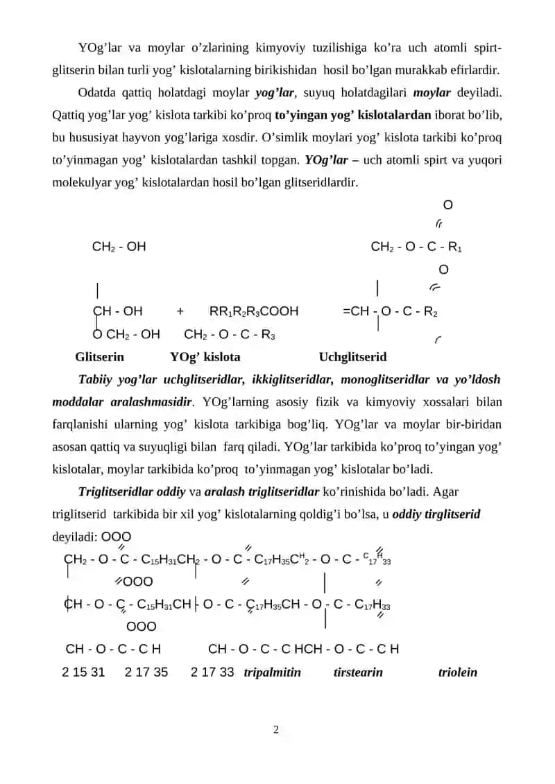 Lipidlar 2